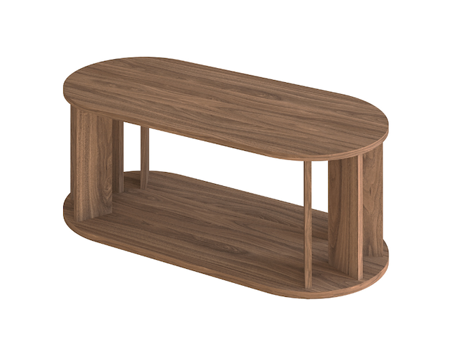 Salontafel nori-notenhout - afbeelding 2 van  7