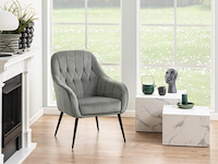 Salontafel set dice (2 stuks, 58x58x40 cm) - wit marmer - afbeelding 5 van  5