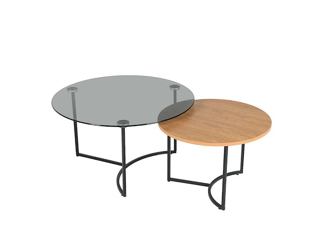 Salontafel set ivory (5x) - afbeelding 1 van  3