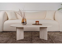 Salontafel, travertijn, 119 x 39,8 x 60 cm - afbeelding 4 van  7