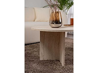 Salontafel, travertijn, 119 x 39,8 x 60 cm - afbeelding 6 van  7