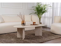 Salontafel, travertijn, 119 x 39,8 x 60 cm - afbeelding 7 van  7