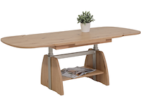 Salontafel vienna 108/157x67x52/71 cm-artisanale eik - afbeelding 5 van  5