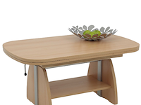 Salontafel vienna 108/157x67x52/71 cm-beuk - afbeelding 3 van  7