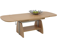 Salontafel vienna 108/157x67x52/71 cm-beuk - afbeelding 4 van  7