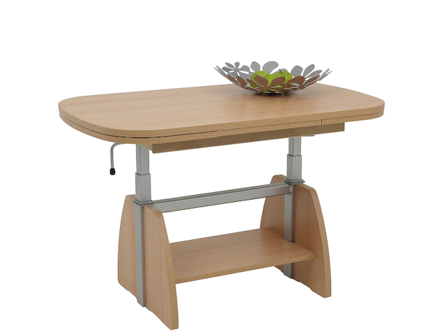 Salontafel vienna 108/157x67x52/71 cm-beuk - afbeelding 5 van  7