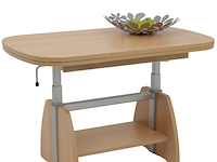 Salontafel vienna 108/157x67x52/71 cm-beuk - afbeelding 5 van  7