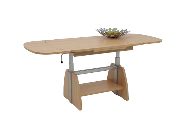 Salontafel vienna 108/157x67x52/71 cm-beuk - afbeelding 6 van  7