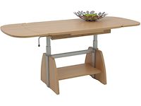 Salontafel vienna 108/157x67x52/71 cm-beuk - afbeelding 6 van  7