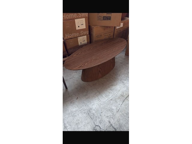 Salontafel walnoot fineer - afbeelding 1 van  1