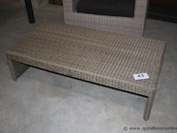 Salontafel weaving bruin - afbeelding 1 van  1