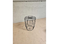 Salontafel zwart staal 38cm