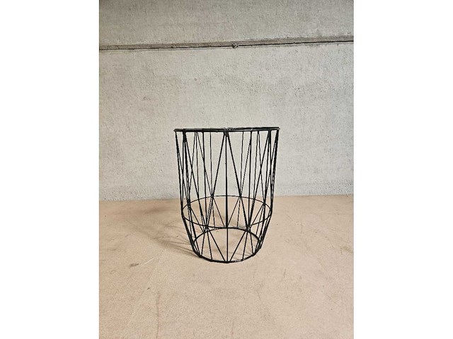 Salontafel zwart staal 38cm - afbeelding 2 van  7