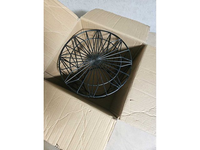 Salontafel zwart staal 38cm - afbeelding 6 van  7