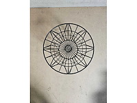 Salontafel zwart staal 38cm - afbeelding 3 van  7