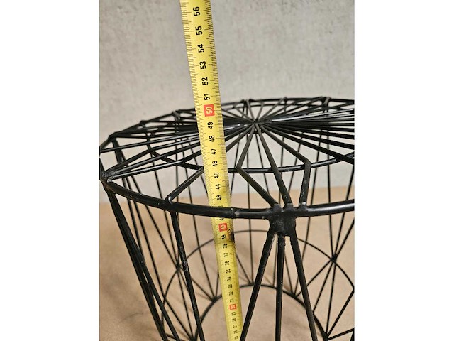 Salontafel zwart staal 38cm - afbeelding 5 van  7