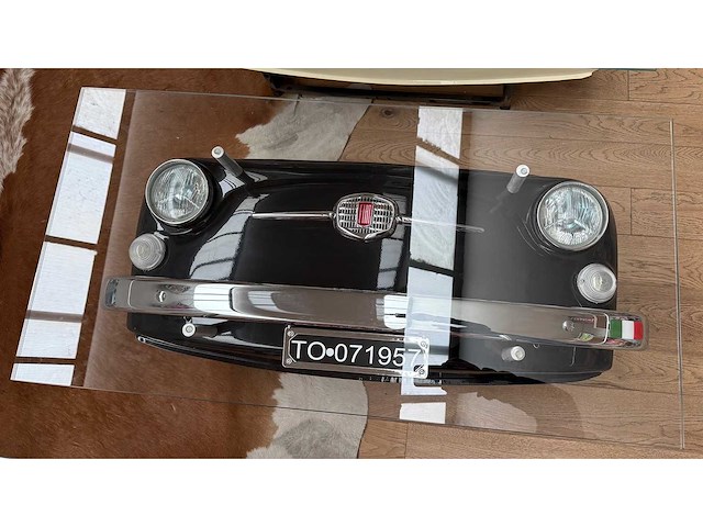 Salontafelkalender fiat 500 kleur zwart - salontafel - afbeelding 1 van  2