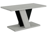 Salontafels - betonachtige k350 / zwart - afbeelding 2 van  5