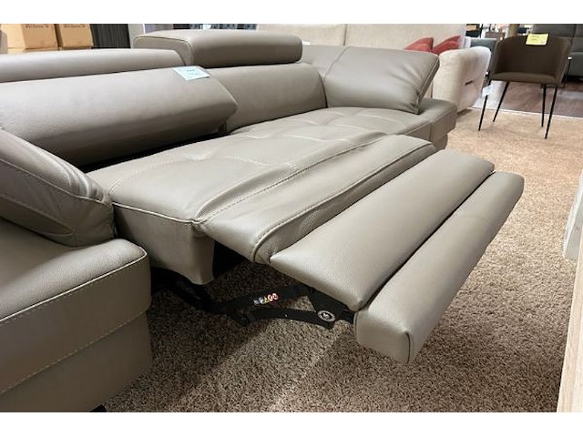 Salonzetel - tafel - leder texas - afbeelding 5 van  8