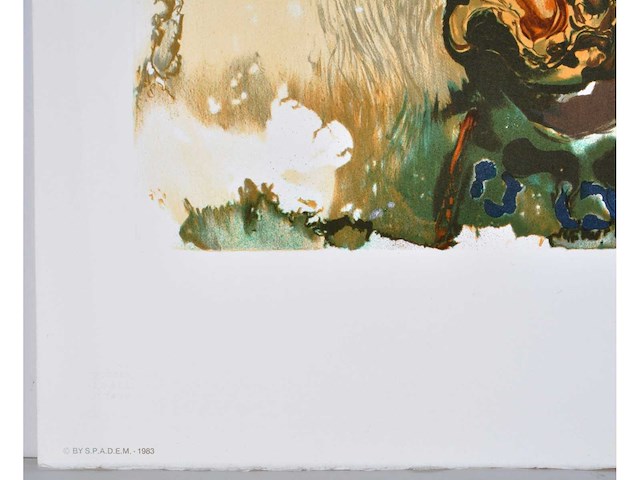 Salvador dali - bucéphale - litho - afbeelding 3 van  4