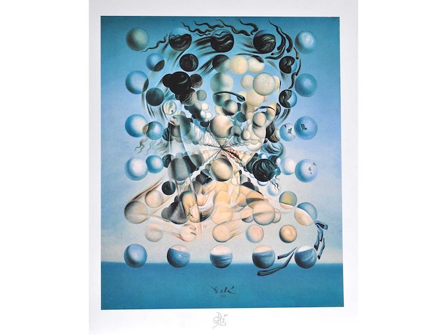 Salvador dali - galatea aux sphères - print - afbeelding 1 van  5
