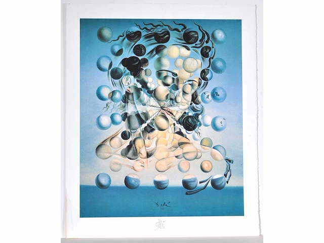 Salvador dali - galatea aux sphères - printografie - afbeelding 1 van  5