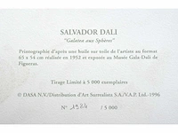 Salvador dali - galatea aux sphères - printografie - afbeelding 4 van  5