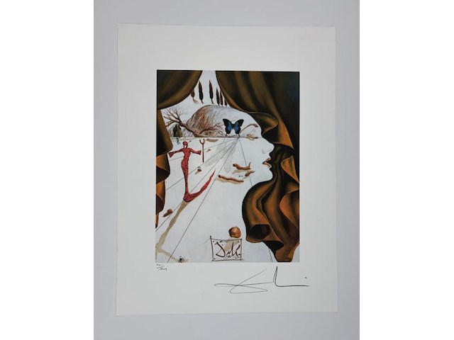 Salvador dali - gelimiteerde editie - afbeelding 1 van  1