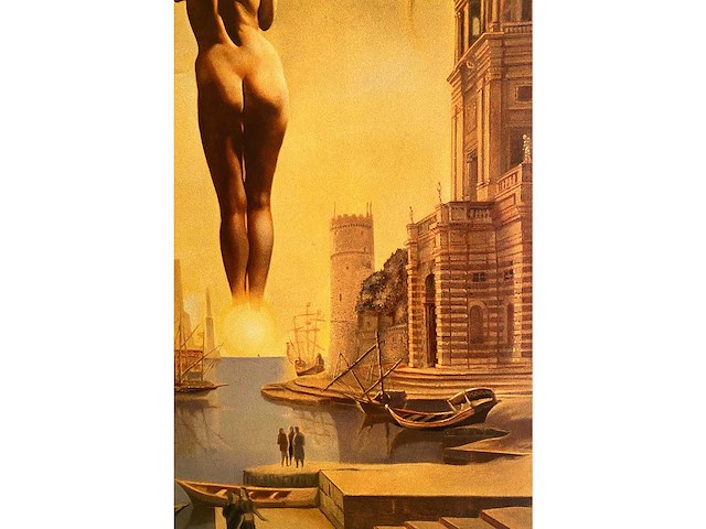Salvador dali - la main de dali retirant une toison d’or - printografie - afbeelding 5 van  7