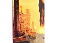 Salvador dali - la main de dali retirant une toison d’or - printografie - afbeelding 6 van  7