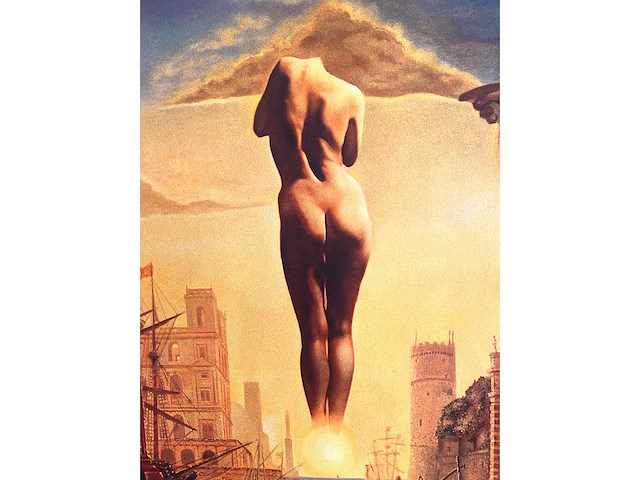 Salvador dali - la main de dali retirant une toison d’or - printografie - afbeelding 4 van  7