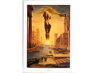 Salvador dali - la main de dali retirant une toison d’or - printografie - afbeelding 2 van  7