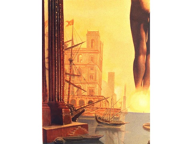 Salvador dali - la main de dali retirant une toison d’or - printografie - afbeelding 6 van  7
