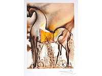 Salvador dali - le cheval de troie - litho - afbeelding 1 van  7