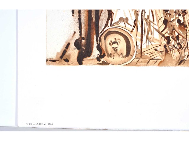Salvador dali - le cheval de troie - litho - afbeelding 4 van  7