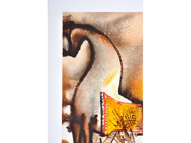 Salvador dali - le cheval de troie - litho - afbeelding 5 van  7