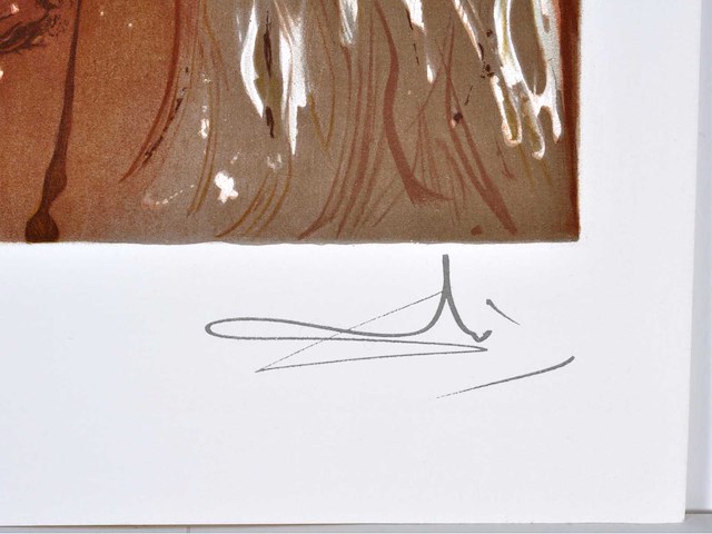 Salvador dali - le cheval du printemps - litho - afbeelding 3 van  5