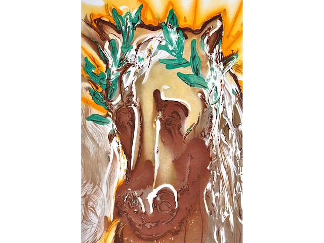 Salvador dali - le cheval du printemps - litho - afbeelding 5 van  5