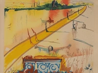 Salvador dali (1904-1989), 'cécile receives germeuil's letter' and 'the obsequies for clorinda', two lithographs, n° iii/xc, 53 x 43 cm. (20.87 x 16.92 in.), frame: 94 x 70 cm. (37.00 x 27.55 in.) - afbeelding 7 van  14