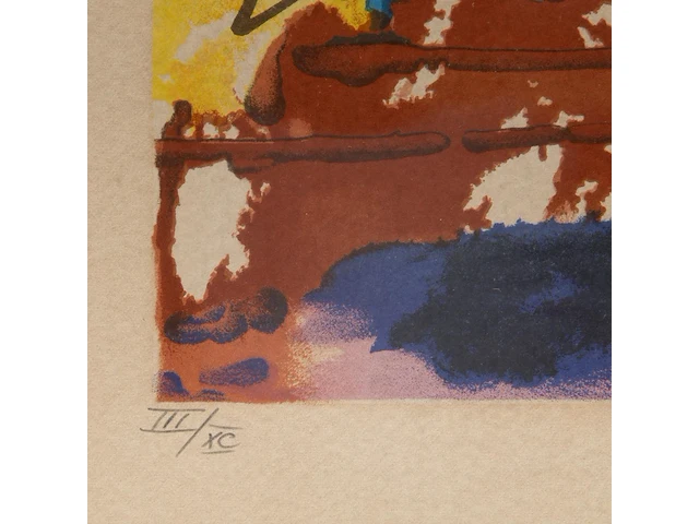 Salvador dali (1904-1989), 'cécile receives germeuil's letter' and 'the obsequies for clorinda', two lithographs, n° iii/xc, 53 x 43 cm. (20.87 x 16.92 in.), frame: 94 x 70 cm. (37.00 x 27.55 in.) - afbeelding 10 van  14