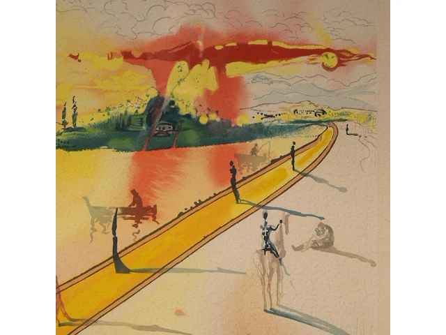Salvador dali (1904-1989), 'cécile receives germeuil's letter' and 'the obsequies for clorinda', two lithographs, n° iii/xc, 53 x 43 cm. (20.87 x 16.92 in.), frame: 94 x 70 cm. (37.00 x 27.55 in.) - afbeelding 12 van  14