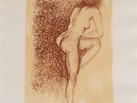 Salvador dali (1904-1989), gala (1967), lithograph, n° 5/150 31 x 22 cm. (12.19 x 8.66 in.), frame: 61 x 52 cm. (24.01 x 20.46 in.)