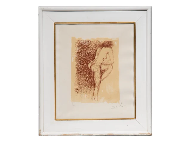 Salvador dali (1904-1989), gala (1967), lithograph, n° 5/150 31 x 22 cm. (12.19 x 8.66 in.), frame: 61 x 52 cm. (24.01 x 20.46 in.) - afbeelding 2 van  4