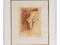 Salvador dali (1904-1989), gala (1967), lithograph, n° 5/150 31 x 22 cm. (12.19 x 8.66 in.), frame: 61 x 52 cm. (24.01 x 20.46 in.) - afbeelding 2 van  4
