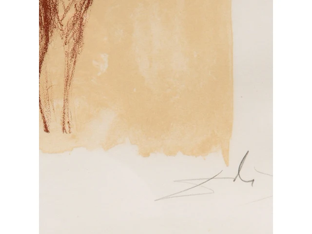 Salvador dali (1904-1989), gala (1967), lithograph, n° 5/150 31 x 22 cm. (12.19 x 8.66 in.), frame: 61 x 52 cm. (24.01 x 20.46 in.) - afbeelding 4 van  4