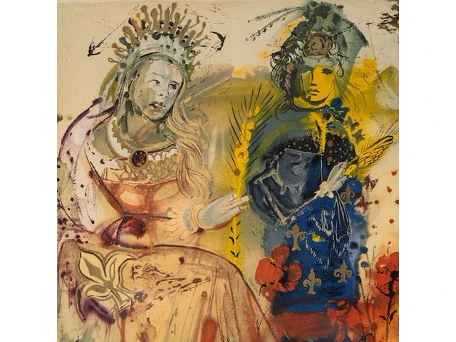 Salvador dali (1904-1989), three of the four seasons (summer, autumn and winter), lithograph on arches, n° 158/195 sheet size 55 x 67 cm. (21.64 x 26.37 in.) - afbeelding 5 van  19