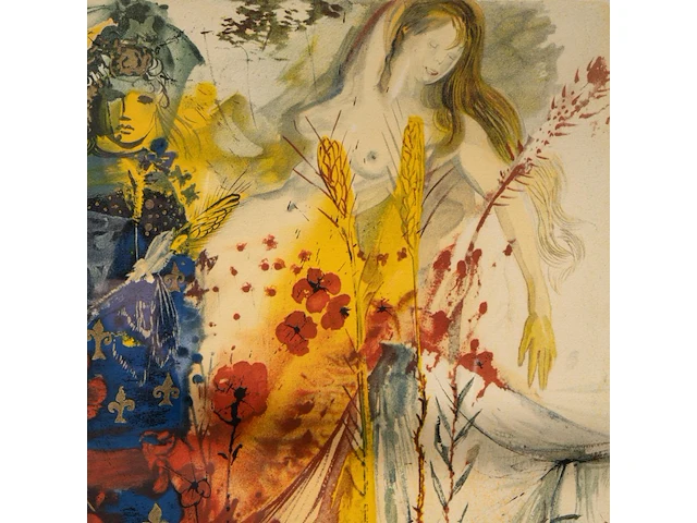 Salvador dali (1904-1989), three of the four seasons (summer, autumn and winter), lithograph on arches, n° 158/195 sheet size 55 x 67 cm. (21.64 x 26.37 in.) - afbeelding 6 van  19