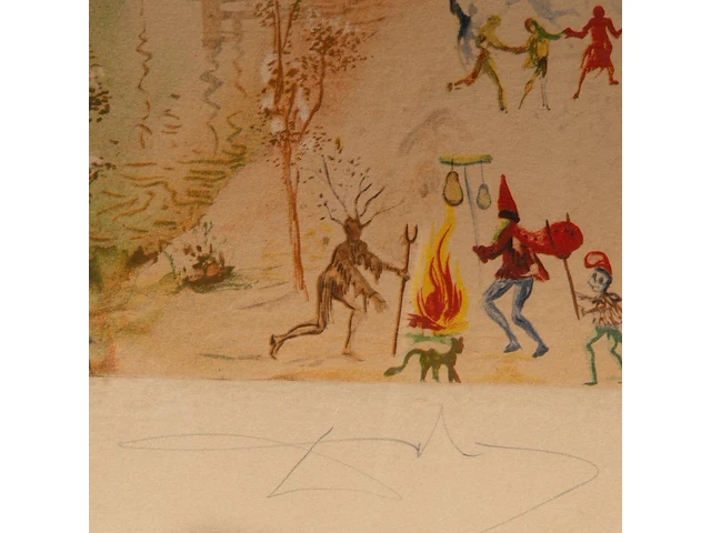 Salvador dali (1904-1989), three of the four seasons (summer, autumn and winter), lithograph on arches, n° 158/195 sheet size 55 x 67 cm. (21.64 x 26.37 in.) - afbeelding 10 van  19