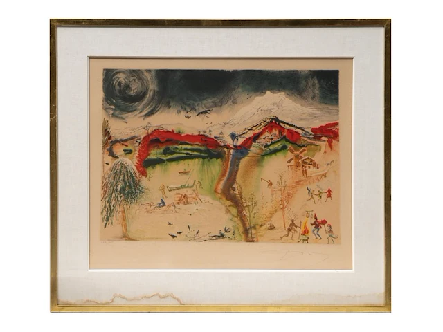 Salvador dali (1904-1989), three of the four seasons (summer, autumn and winter), lithograph on arches, n° 158/195 sheet size 55 x 67 cm. (21.64 x 26.37 in.) - afbeelding 13 van  19
