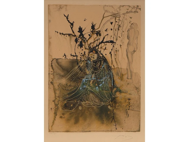 Salvador dali (1904-1989), three of the four seasons (summer, autumn and winter), lithograph on arches, n° 158/195 sheet size 55 x 67 cm. (21.64 x 26.37 in.) - afbeelding 15 van  19